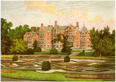 Sandringham, Norfolk, casa del Principe di Galles, c1880 da Unbekannt