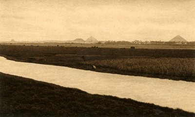 Saqqara - Le Piramidi di Dashur, c1918-c1939 da Unbekannt