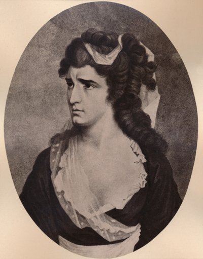Sarah Siddons, attrice gallese, fine XVIII o XIX secolo da Unbekannt