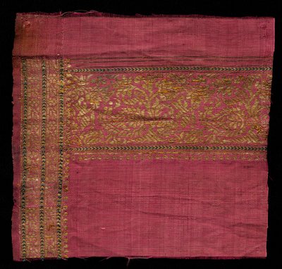 Frammento di sari, 1800 da Unbekannt