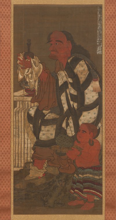 Satsubari, il secondo dei sedici Arhat, fine del XIV secolo da Unbekannt