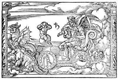 Saturno, dio romano del tempo, 1569 da Unbekannt