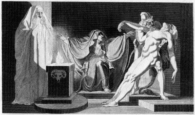 Saul e la strega di Endor, 1792 da Unbekannt