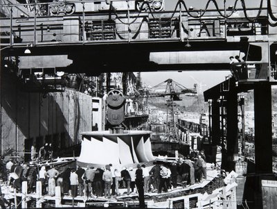 Centrale idroelettrica Sayano-Shushenskaya, URSS, anni 