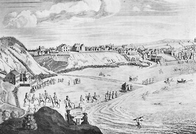 Le sabbie di Scarborough nel 1735, c1735, 1904 da Unbekannt