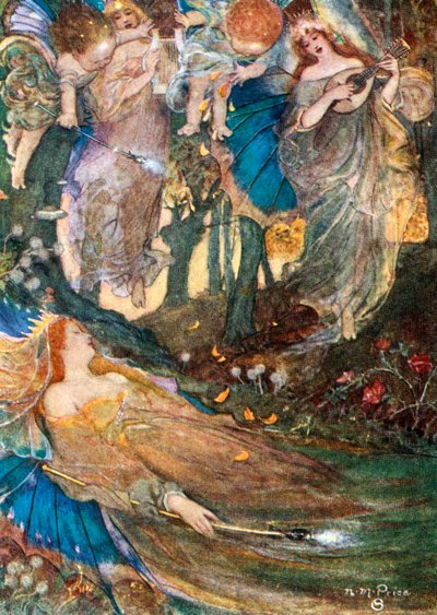 Scena da Sogno di una notte di mezza estate di Shakespeare da Unbekannt