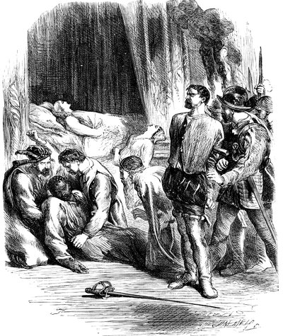 Scena da Otello di Shakespeare, XIX secolo da Unbekannt