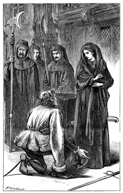 Scena da Riccardo III di Shakespeare, 1591 c1870 da Unbekannt