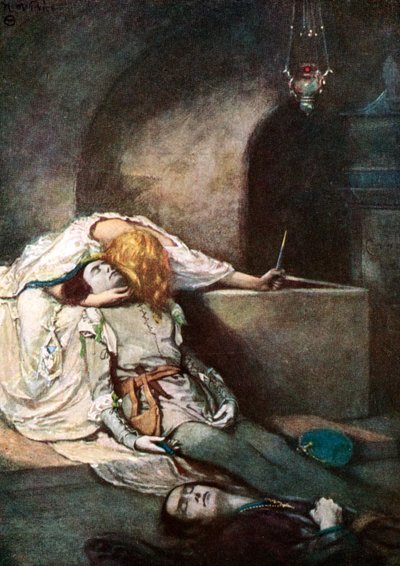Scena da Romeo e Giulietta di Shakespeare da Unbekannt