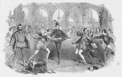 Scena dal Faust di Spohr, al Royal Italian Opera, 1852 da Unbekannt