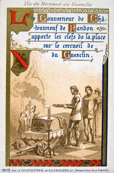 Scena della vita di Bertrand du Guesclin, XIX secolo da Unbekannt