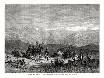 Scena in Bolivia, 1877 da Unbekannt