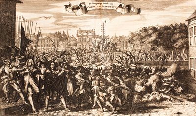 Scena della folla che uccide Cornelis e Johan de Witt, L