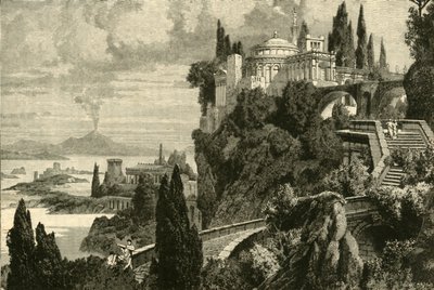 Paesaggio a Capo Miseno, vicino a Baia, 1890 da Unbekannt