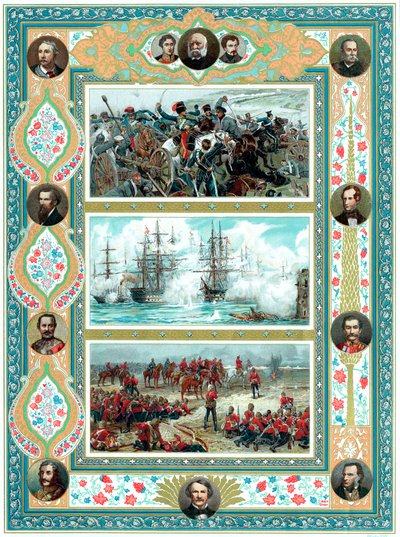 Scene da scontri militari britannici da Unbekannt
