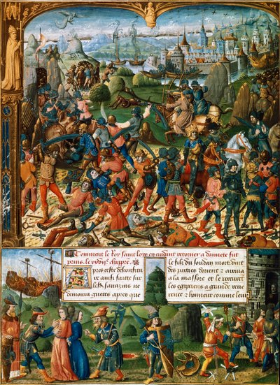Scene dalla Settima Crociata, 1248-1254, XV secolo da Unbekannt