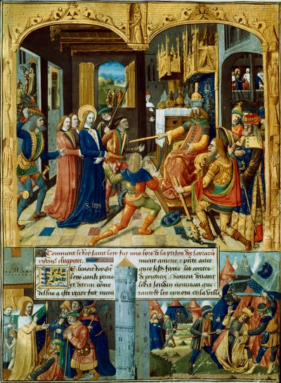 Scene dalla Settima Crociata, 1248-1254, XV secolo da Unbekannt