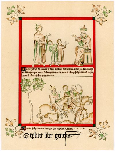 Scene della vita di Giuseppe, c1310-1320 da Unbekannt