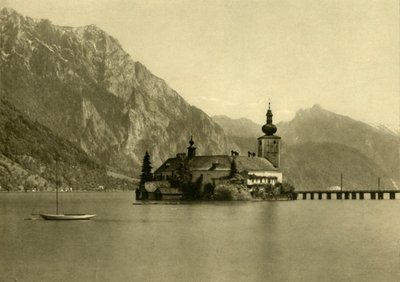 Castello di Ort, Traunsee, Alta Austria, c1935 da Unbekannt