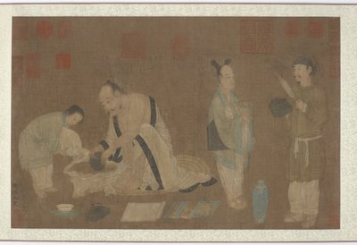 Studioso e attendenti, dinastia Ming, 1368-1644 da Unbekannt