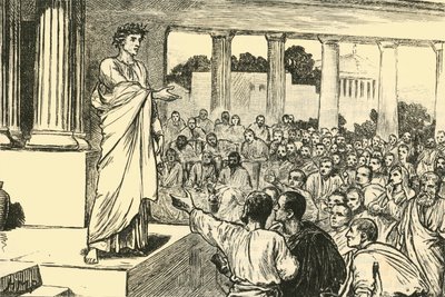 Appello di Scipione al popolo, 1890 da Unbekannt