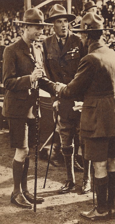 Stretta di mano degli scout - Raduno ad Adelaide, 1927 1937 da Unbekannt