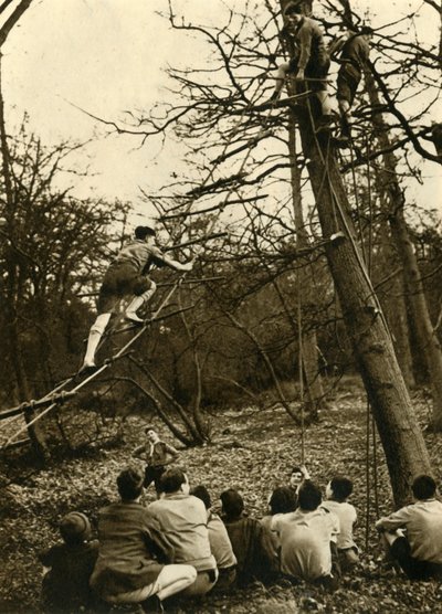 Scout che praticano il pionierismo da Unbekannt