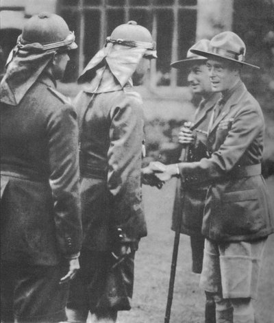 Scout accolti dal Principe di Galles al jamboree ad Arrowe Park, Birkenhead, 1929 1936 da Unbekannt