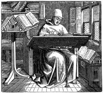 Scrivano o copista, XV secolo, 1870 da Unbekannt