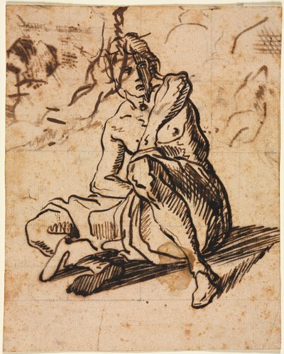 Figura seduta, 1600s da Unbekannt