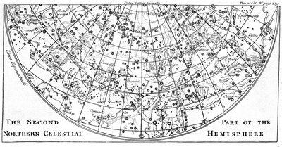 Seconda parte della mappa stellare dell