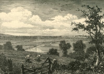 Sedgemoor, da Middlezoy, 1898 da Unbekannt