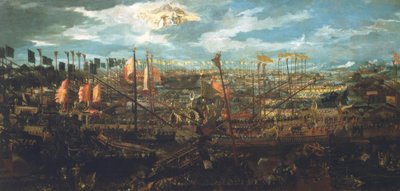 Battaglia di Lepanto 1571 da Unbekannt
