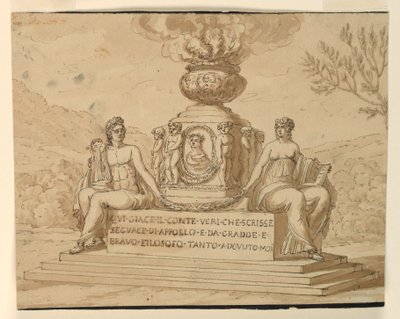 Monumento sepolcrale del filosofo Conte Alessandro Verri da Unbekannt