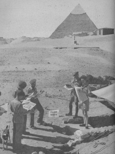 Servizio in Medio Oriente, 1945 da Unbekannt