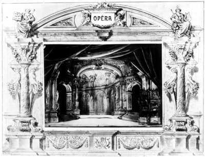 Scenografia per il Don Giovanni di Mozart, 1875 da Unbekannt