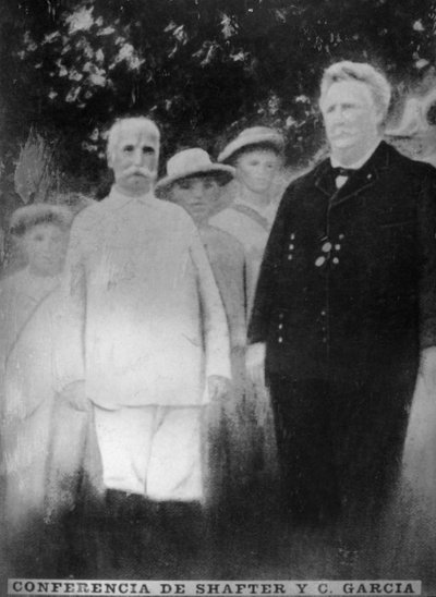 Conferenza di Shafter e Garcias, 1898, 1920s da Unbekannt