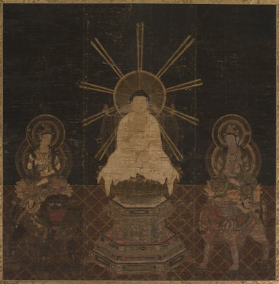Shaka assistito da Fugen e Monju, 1185-1333 da Unbekannt