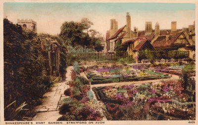 Il giardino a nodo di Shakespeare, Stratford-Upon-Avon, c1910 da Unbekannt