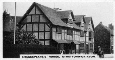 Casa di Shakespeare, Stratford-on-Avon, Warwickshire, c1920 da Unbekannt