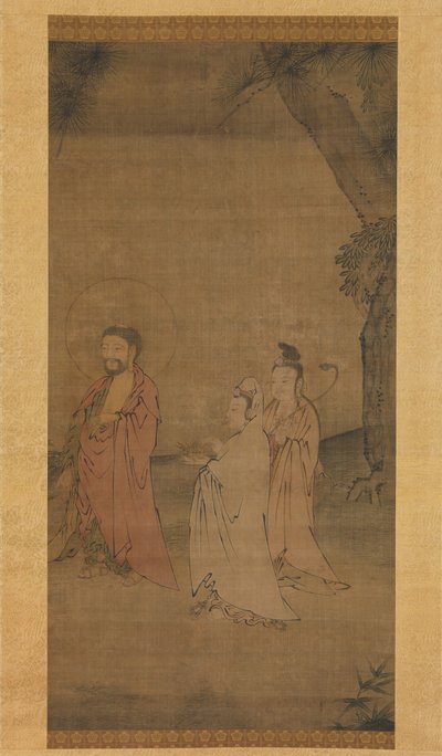Shakyamuni scendendo dalle montagne, fine XIII-inizio XIV secolo da Unbekannt