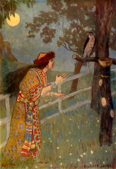 Strinse il collo al falco grigio di Paolo, 1917 da Unbekannt