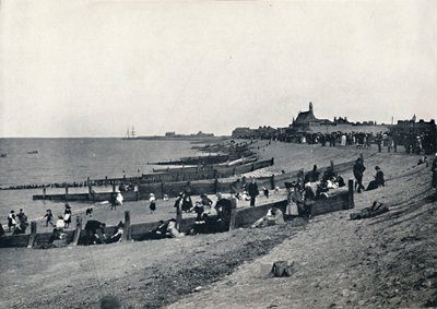 Sheerness - La passeggiata e la spiaggia, 1895 da Unbekannt