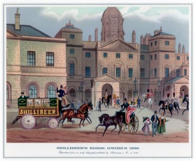 Omnibus a cavallo di Shillibeer, 1836 da Unbekannt