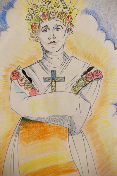 Santuario di Nostra Signora di La Salette, disegno di Nostra Signora di La Salette, La Salette, Francia da Unbekannt