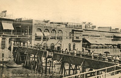 Vista Laterale del Ponte Whiteley, Bassora, c1918-c1939 da Unbekannt