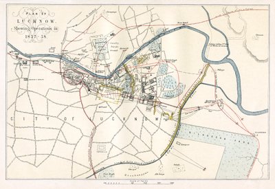 Assedio di Lucknow, India, 1857, 1893 da Unbekannt