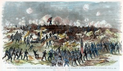 Assedio di Petersburg, Virginia, Guerra Civile Americana, 30 luglio 1864 da Unbekannt