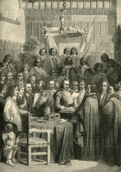 Firma del Trattato di Westfalia, 24 Ottobre 1648, 1890 da Unbekannt