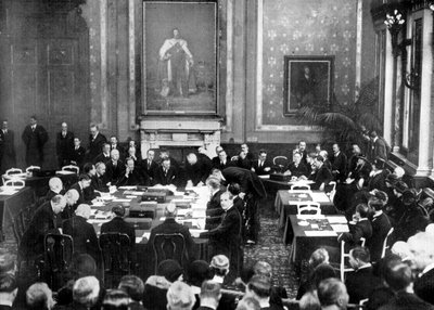 Firma dei trattati di Locarno al Ministero degli Esteri britannico, Londra, 1925 1926 da Unbekannt